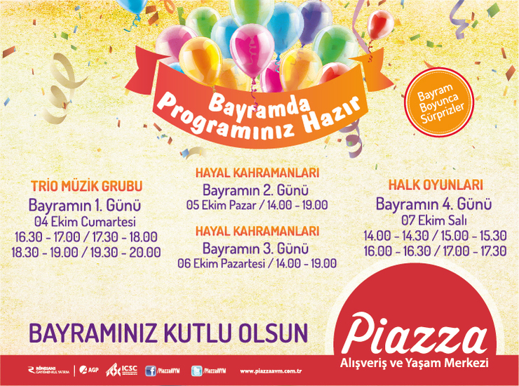 Bayramda Programınız Hazır