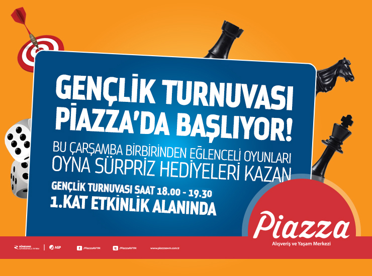 Gençlik Turnuvası Piazza'da Başlıyor!