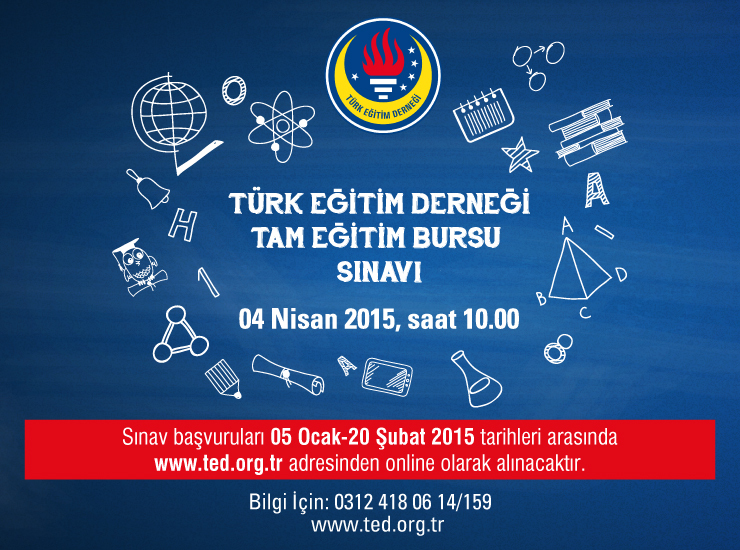 Türk Eğitim Derneği tam eğitim bursu sınavı