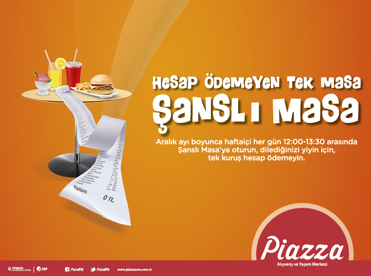 Hesap Ödemeyen Tek Masa Şanslı Masa