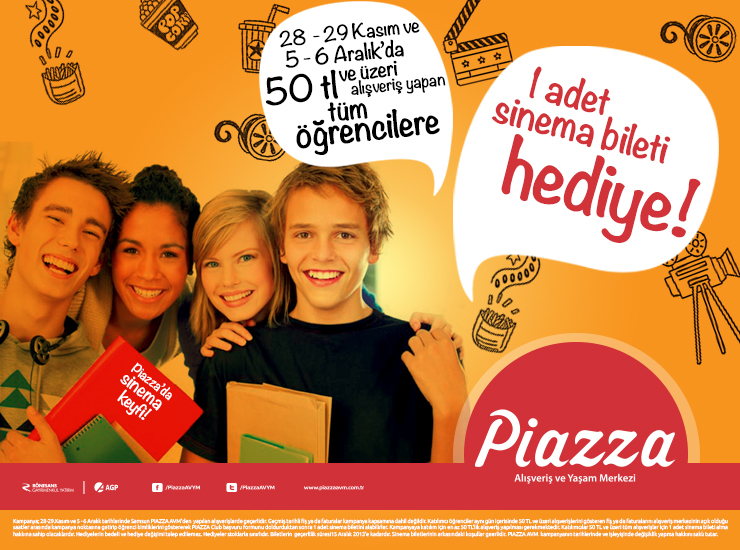1 Adet Sinema Bileti Hediye
