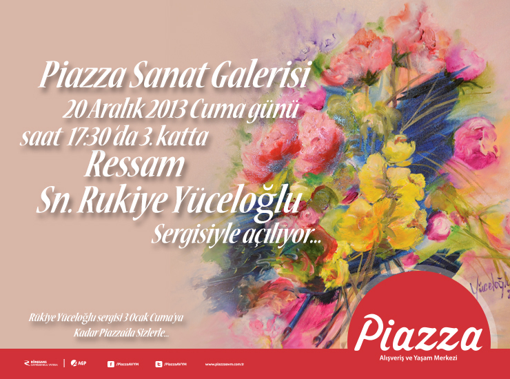 Piazza Sanat Galerisi Açılıyor!