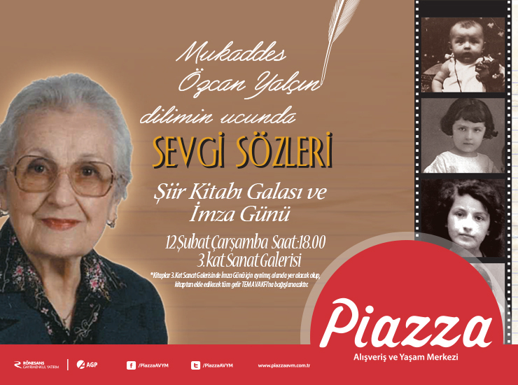 Mukaddes Özcan Yalçın Şiir Kitabı Galası ve İmza Günü