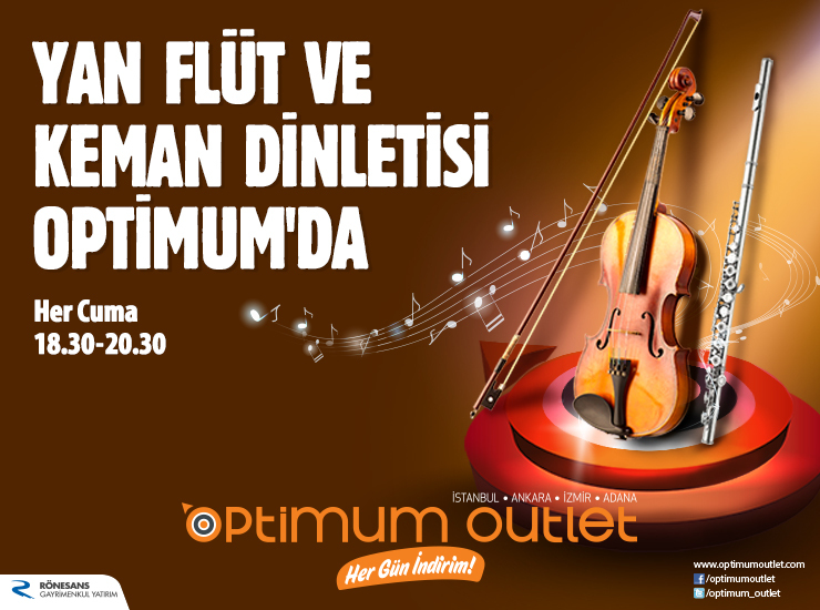 Yan Flüt ve Keman Dinletisi Optimum'da
