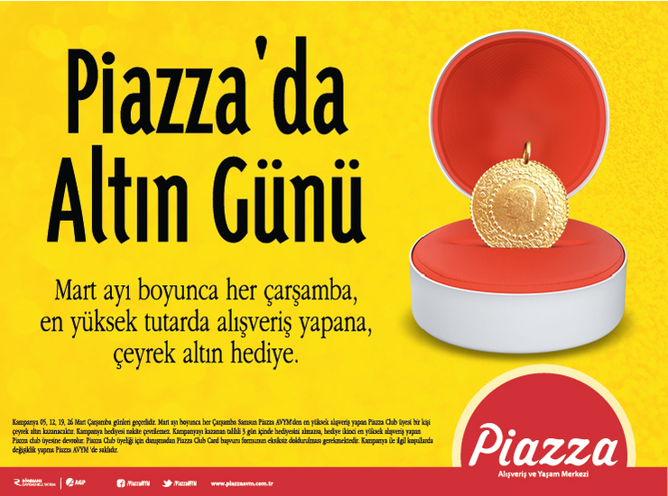 Piazza'da Altın Günü