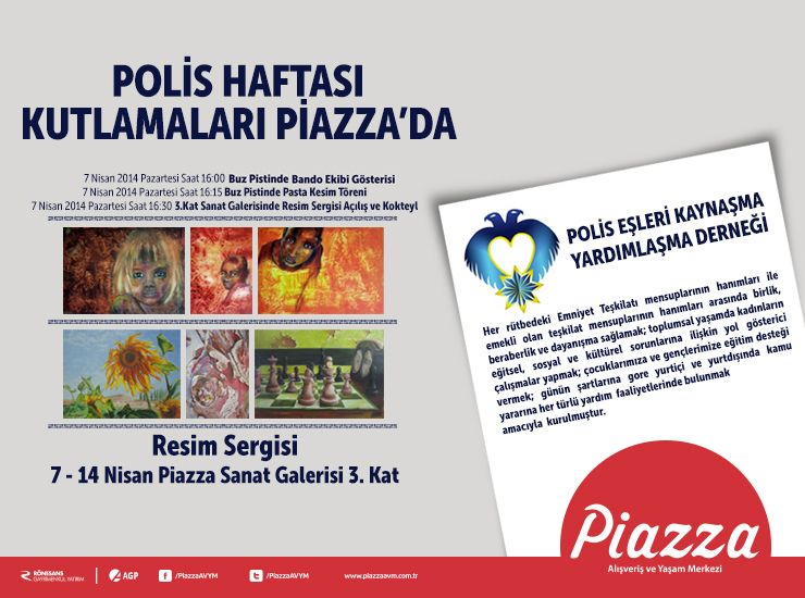Polis Haftası Kutlamaları Piazza'da