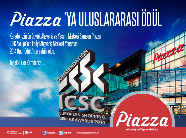 Piazza'ya Uluslararası Ödül