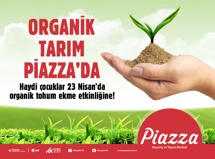 Organik Tarım Piazza'da