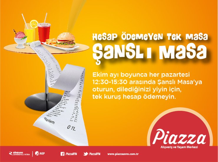 Hesap Ödemeyen Tek Masa Şanslı Masa