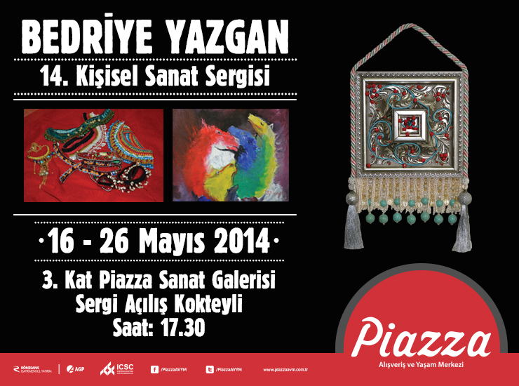 Bedriye Yazgan 14. Kişisel Sanat Sergisi