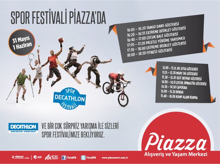Spor Festivali Piazza'da