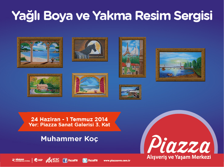 Yağlı Boya ve Yakma Resim Sergisi