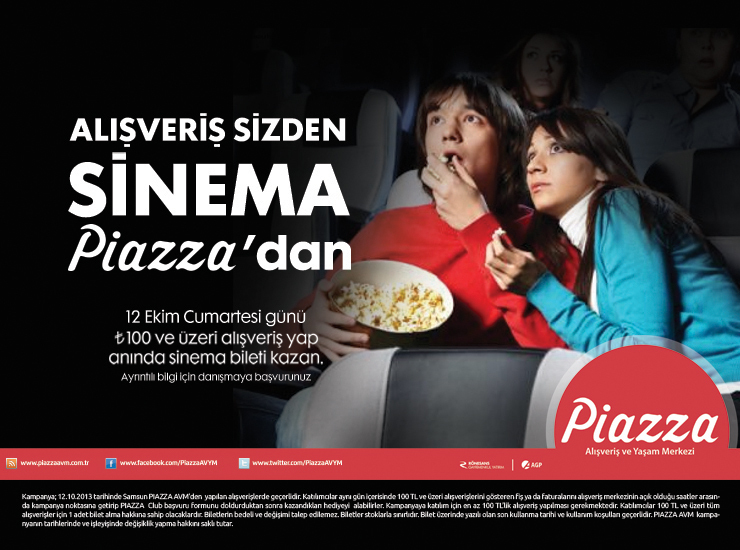 Alışveriş Sizden, Sinema Piazza'dan