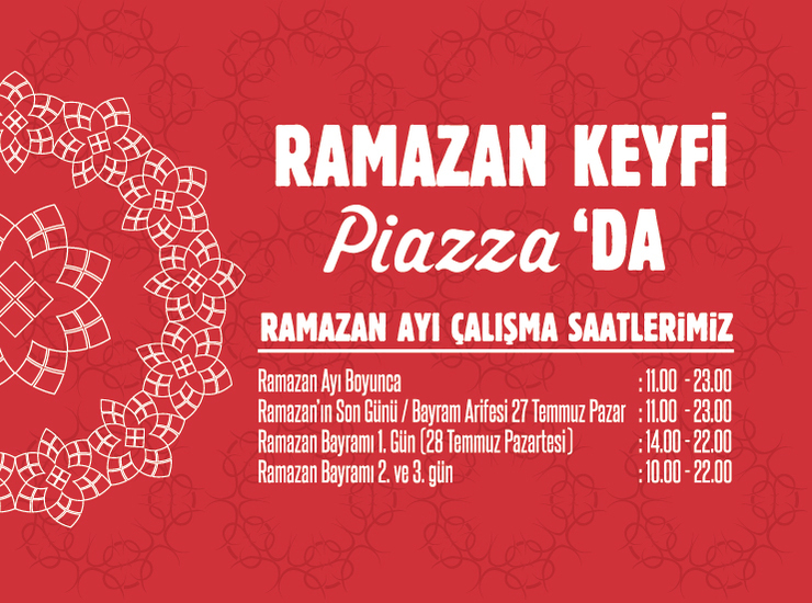 Ramazan Keyfi Piazza'da
